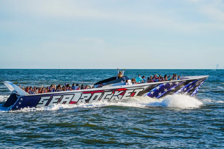 a boat on a body of water