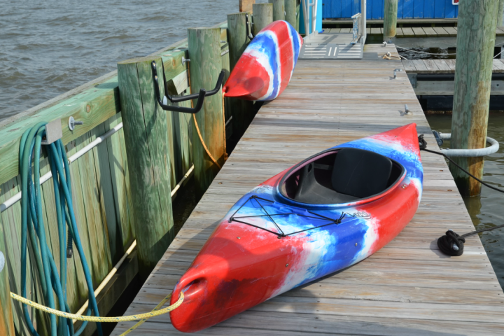 two kayaks
