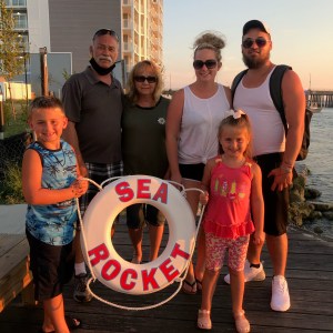 a group of people posing for the camera