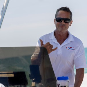 a man wearing sunglasses