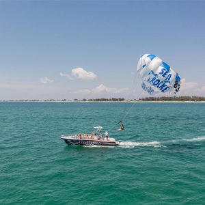 a boat on a body of water