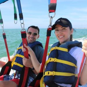 a small boat in a body of water