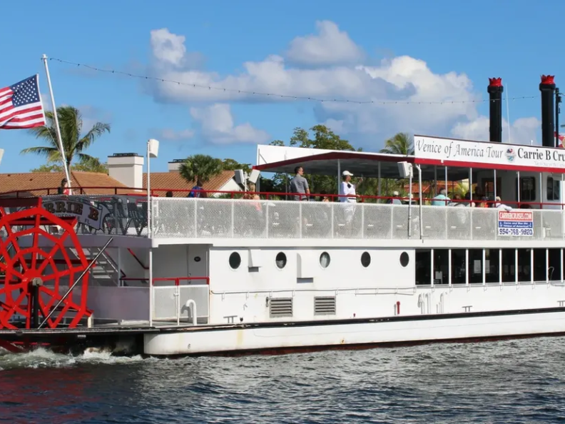 a large ship in a body of water