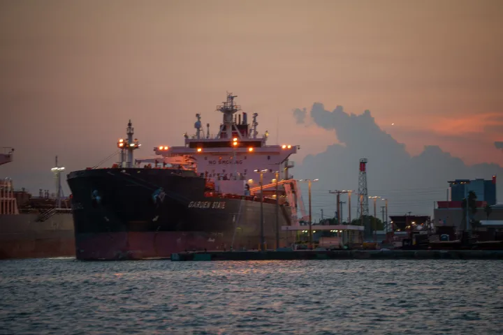 a large ship in a body of water