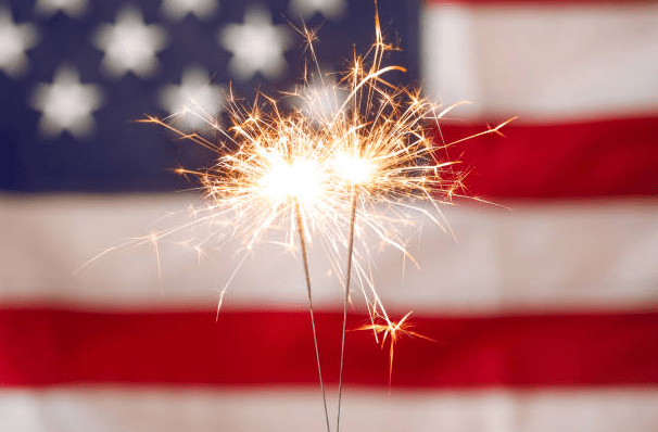 fireworks in the sky