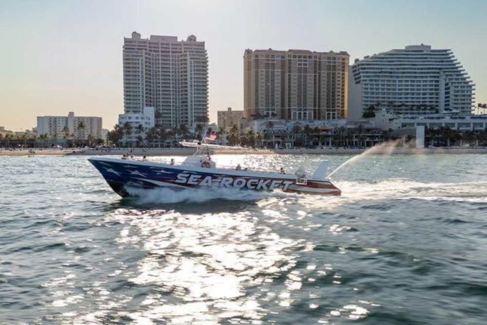 Sea Rocket SpeedBoat cruising in Fort Lauderdale, Florida 